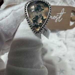 Moss Agate Ring